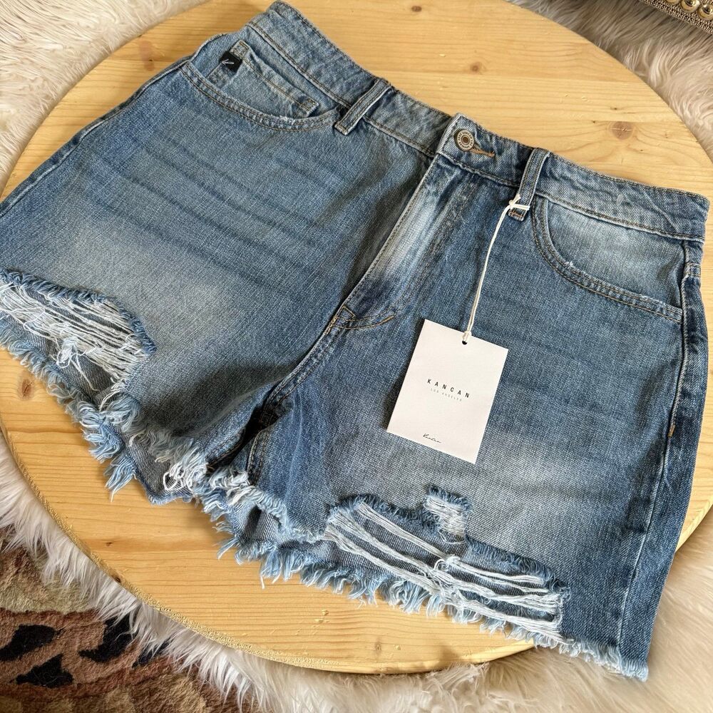 Kancan Jean Shorts - Picture 2 of 7